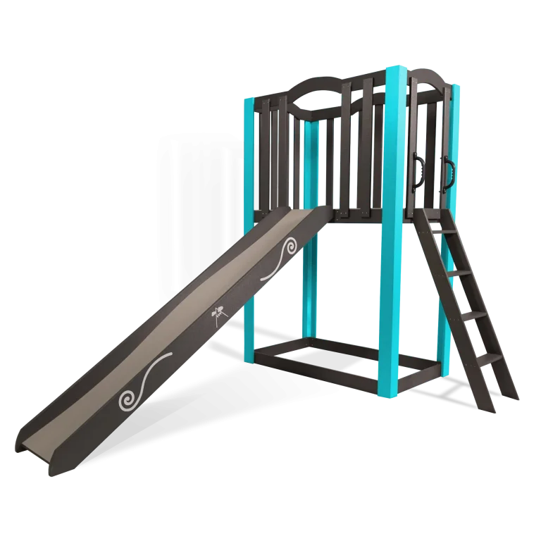 KidsQuest Snowcap Explorer XXL Indoor/Outdoor Playset - Cyan