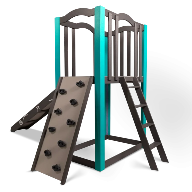 KidsQuest Snowcap Scout XXL Indoor/Outdoor Playset - Cyan