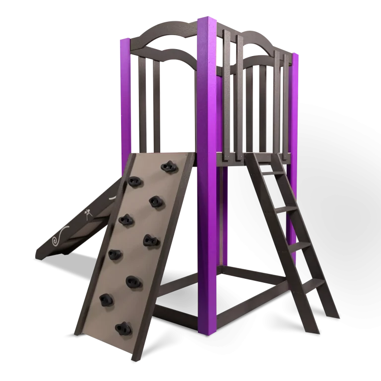 KidsQuest Snowcap Trailblazer Indoor/Outdoor Playset – Purple