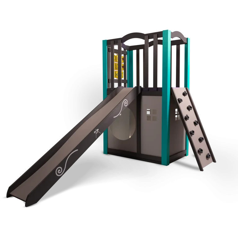 KidsQuest Snowcap Trekker XXL Indoor/Outdoor Playset - Cyan