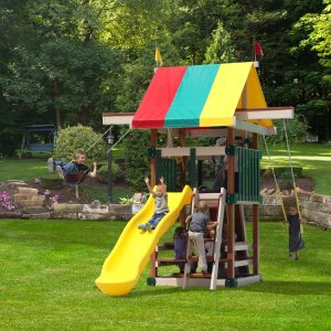 PlayMor Poly Family Space Saver Playset With Kids