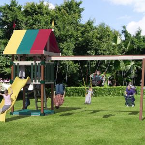 PlayMor Family Favorite Swing Set With Kids