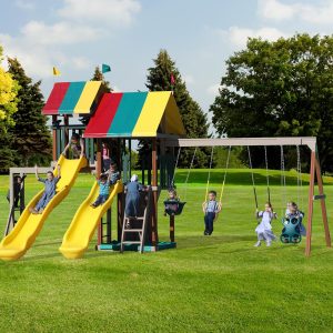 PlayMor Backyard Cheer Swing Set