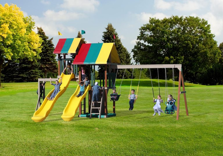 PlayMor Backyard Cheer Swing Set