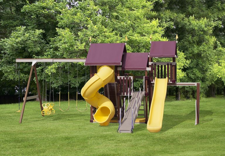 PlayMor Poly Nesting Retreat Swing Set