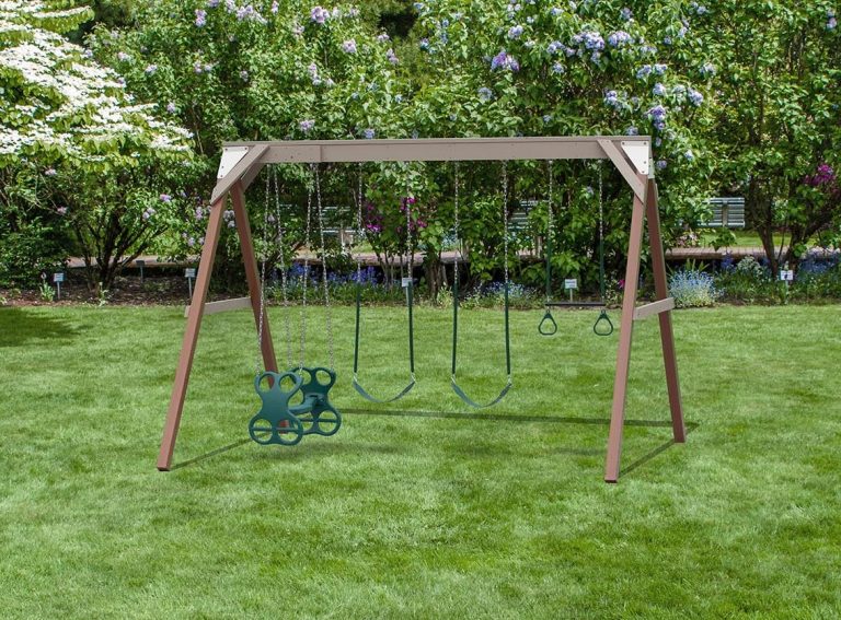 PlayMor Summer Playtime Poly Swing Set