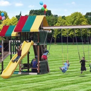 PlayMor Backyard Retreat Swing Set