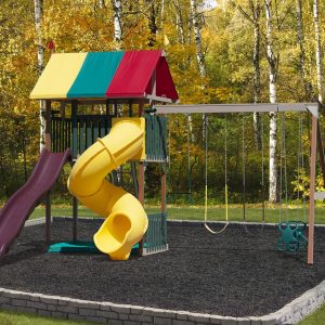 PlayMor Regal Retreat Swing Set With Mulch