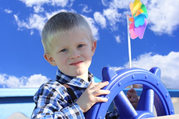 PlayMor Ships Wheel Accessory With Boy Blue